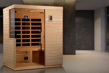 Load image into Gallery viewer, Golden Designs Bilbao 3 Person Ultra Low EMF FAR Infrared Sauna