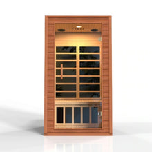 Load image into Gallery viewer, Golden Designs Dynamic Avila Elite 1-2-person Ultra Low EMF (Under 3MG) FAR Infrared Sauna (Canadian Hemlock)