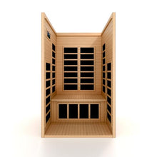 Load image into Gallery viewer, Golden Designs Dynamic "Gracia" 1-2-person Low EMF FAR Infrared Sauna (Canadian Hemlock)