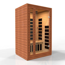Load image into Gallery viewer, Golden Designs Dynamic Cordoba 2-person Low EMF (Under 8MG) FAR Infrared Sauna (Canadian Hemlock)
