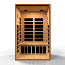 Load image into Gallery viewer, Golden Designs Dynamic Cordoba 2-person Low EMF (Under 8MG) FAR Infrared Sauna (Canadian Hemlock)