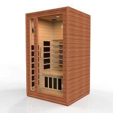 Load image into Gallery viewer, Golden Designs Cardoba 2 Person Full Spectrum Infrared Sauna - Canadian Hemlock