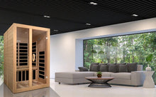 Load image into Gallery viewer, Golden Designs Santiago - 2 Person Low EMF FAR Infrared Sauna