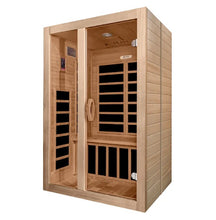 Load image into Gallery viewer, Golden Designs Santiago - 2 Person Low EMF FAR Infrared Sauna