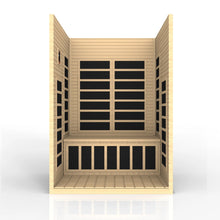 Load image into Gallery viewer, Golden Designs Santiago - 2 Person Low EMF FAR Infrared Sauna