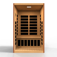 Load image into Gallery viewer, Golden Designs Santiago Elite 2 Person Ultra Low EMF FAR Infrared Sauna