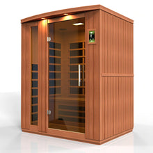 Load image into Gallery viewer, Golden Designs Lugano Elite 3 Person Ultra Low EMF FAR Infrared Sauna