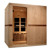 Load image into Gallery viewer, Golden Designs Catalonia 8-person PureTech™ Near Zero EMF (Under 2MG) FAR Infrared Sauna (Canadian Hemlock)