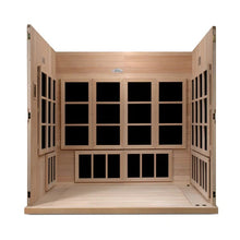 Load image into Gallery viewer, Golden Designs Catalonia 8-person PureTech™ Near Zero EMF (Under 2MG) FAR Infrared Sauna (Canadian Hemlock)