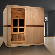 Load image into Gallery viewer, Golden Designs Catalonia 8-person PureTech™ Near Zero EMF (Under 2MG) FAR Infrared Sauna (Canadian Hemlock)
