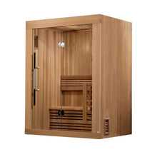 Load image into Gallery viewer, Golden Designs "Sundsvall Edition" 2 Person Traditional Steam Sauna - Canadian Red Cedar