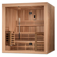Load image into Gallery viewer, Golden Designs "Osla Edition" 6 Person Traditional Steam Sauna - Canadian Red Cedar