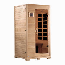 Load image into Gallery viewer, Golden Designs Studio Elite 1-2-person PureTech™ Near Zero EMF (Under 2MG) FAR Infrared Sauna (Canadian Hemlock)