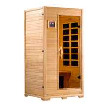 Load image into Gallery viewer, Golden Designs Studio Elite 1-2-person PureTech™ Near Zero EMF (Under 2MG) FAR Infrared Sauna (Canadian Hemlock)