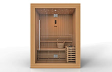 Load image into Gallery viewer, Golden Designs "Sundsvall Edition" 2 Person Traditional Steam Sauna - Canadian Red Cedar