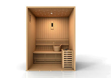 Load image into Gallery viewer, Golden Designs "Sundsvall Edition" 2 Person Traditional Steam Sauna - Canadian Red Cedar