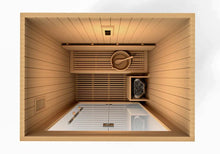 Load image into Gallery viewer, Golden Designs "Sundsvall Edition" 2 Person Traditional Steam Sauna - Canadian Red Cedar