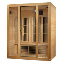 Load image into Gallery viewer, Golden Designs Maxxus "Bellevue Edition" 3 Per Low EMF FAR Infrared Carbon Canadian Hemlock Sauna