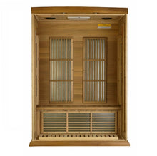 Load image into Gallery viewer, Golden Designs Maxxus "Cholet Edition" 2 Per Near Zero EMF FAR Infrared Carbon Canadian Red Cedar Sauna