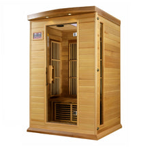 Load image into Gallery viewer, Golden Designs Maxxus "Cholet Edition" 2 Per Near Zero EMF FAR Infrared Carbon Canadian Red Cedar Sauna