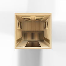 Load image into Gallery viewer, Golden Designs Maxxus 2 Per Low EMF FAR Infrared Carbon Canadian Hemlock Sauna