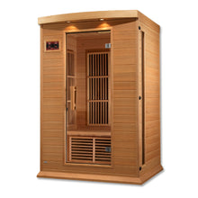 Load image into Gallery viewer, Golden Designs Maxxus 2 Per Low EMF FAR Infrared Carbon Canadian Hemlock Sauna
