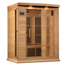 Load image into Gallery viewer, Golden Designs Maxxus 3 Per Near Zero EMF FAR Infrared Carbon Canadian Hemlock Sauna