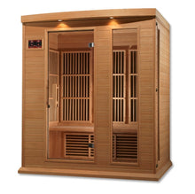 Load image into Gallery viewer, Golden Designs Maxxus 3 Per Low EMF FAR Infrared Carbon Canadian Hemlock Sauna
