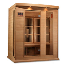Load image into Gallery viewer, Golden Designs Maxxus 3 Per Low EMF FAR Infrared Carbon Canadian Hemlock Sauna
