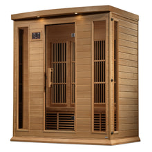 Load image into Gallery viewer, Golden Designs Maxxus 4 Per Near Zero EMF FAR Infrared Carbon Canadian Hemlock Sauna