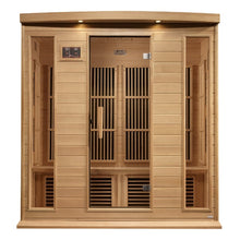 Load image into Gallery viewer, Golden Designs Maxxus 4 Per Near Zero EMF FAR Infrared Carbon Canadian Hemlock Sauna