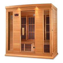 Load image into Gallery viewer, Golden Designs Maxxus 4 Per Low EMF FAR Infrared Carbon Canadian Hemlock Sauna