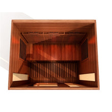 Load image into Gallery viewer, Golden Designs Maxxus 3 Per Full Spectrum Near Zero EMF FAR Infrared Carbon Canadian Red Cedar Sauna