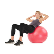 Load image into Gallery viewer, Sunny Health & Fitness Anti-burst Gym Ball W/ Pump - 55cm - 75cm