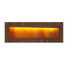 Load image into Gallery viewer, Golden Designs 3-Person "Hotel Edition" Full Spectrum PureTech™ Near Zero EMF FAR Infrared Sauna with Himalayan Salt Bar (Canadian Hemlock)