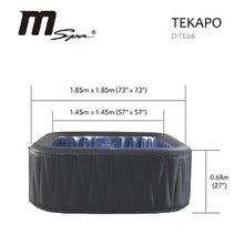 Load image into Gallery viewer, MSPA Tekapo Bubble Hot Tub - 6 Person Inflatable Bubble Spa