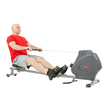 Load image into Gallery viewer, Sunny Health & Fitness Multifunction Spm Magnetic Rowing Machine