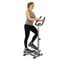 Load image into Gallery viewer, Sunny Health & Fitness Twist Stepper Step Machine W/ Handlebar And Lcd Monitor