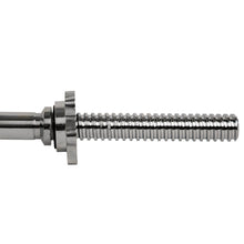 Load image into Gallery viewer, Sunny Health & Fitness 47 In Threaded Chrome Curl Bar W/ Ring Collars