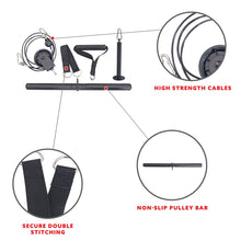 Load image into Gallery viewer, Sunny Health & Fitness Lat Pulldown Attachment For Power Racks And Cages