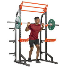 Load image into Gallery viewer, Sunny Health & Fitness Power Zone Half Rack Heavy Duty Performance Power Cage With 1000 Lb Weight Capacity