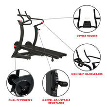 Load image into Gallery viewer, Asuna Cardio Trainer Manual Treadmill W/ Adjustable Incline, Magnetic Resistance, 400+ Lb Capacity