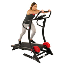 Load image into Gallery viewer, Sunny Health & Fitness Cardio Trainer Manual Treadmill W/ Adjustable Incline, 300+ Lb Capacity