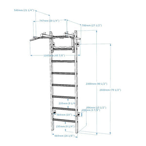 BenchK 231B Swedish Ladder Wall Bars