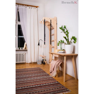 BenchK 111+A204 Wooden Wall Bars for Kids Room