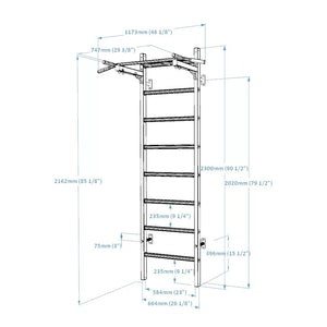 BenchK 221W Swedish Ladder Wall Bars