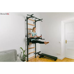 BenchK 722B Stall Bar With Pull-Up Bar and Dip Station