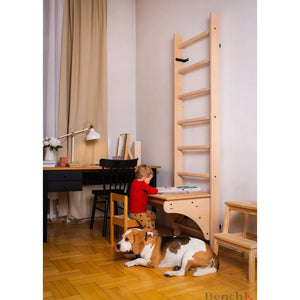 BenchK 112 Wooden Stall Bars Childrens Ladder for Home