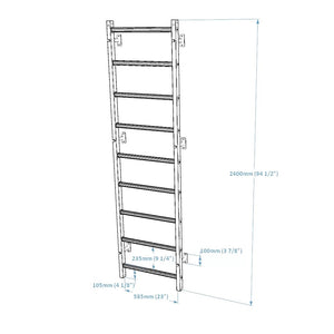 BenchK 700W Swedish Ladder Wall Bars