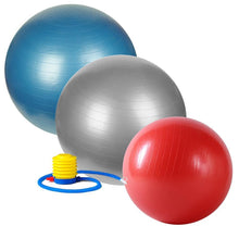 Load image into Gallery viewer, Sunny Health &amp; Fitness Anti-burst Gym Ball W/ Pump - 55cm - 75cm